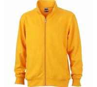 Sweat Zippé Workwear - Homme - Jn836 - Jaune D'or