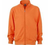 Sweat Zippé Workwear - Homme - Jn836 - Orange