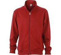 Sweat Zippé Workwear - Homme - Jn836 - Rouge Vin