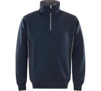 Sweatshirt 1/2 zip Fristads 1705 DF Bleu S