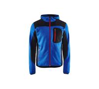 Blakläder Veste tricotée à capuche Softshell 49302117 Bleu Roi/Noir XXL