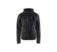 Blakläder Veste tricotée 49302117 Softshell à capuche Gris anthracite/Noir XXL