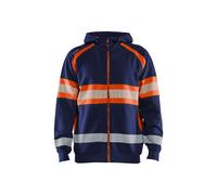 Sweatshirt Ã capuche haute-visibilitÃ© Blaklader Bleu 2XL