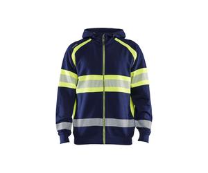 Sweatshirt Ã capuche haute-visibilitÃ© Blaklader Bleu XS