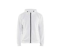 Sweatshirt Ã capuche zippÃ© Blaklader Blanc XL