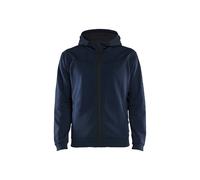 Sweatshirt à capuche zippé Blaklader Bleu L