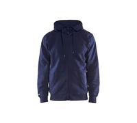 Sweatshirt à capuche zippé Blaklader Bleu XL