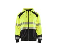 Sweatshirt à capuche zippé haute visibilité Blaklader Jaune XL
