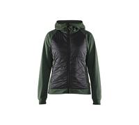 Sweatshirt avec piqué sur le devant femme Blaklader Vert S