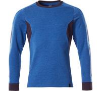 Sweatshirt Azurblau/Schwarzblau, Gr. XL ONE MASCOT 18384-962-91010