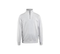 Blakläder 336911581000L Sweat col Camionneur Taille L Blanc
