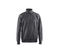 Sweatshirt col camionneur Blaklader Gris 2XL