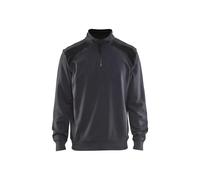 Sweatshirt col camionneur Blaklader Gris L