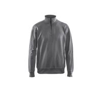 Sweatshirt col camionneur Blaklader Gris S