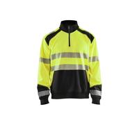 Sweatshirt col camionneur haute-visibilitÃ© Blaklader Jaune 2XL