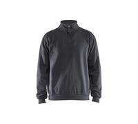 Sweatshirt col zippÃ© Blaklader Gris 3XL