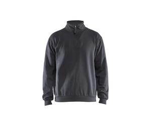 Sweatshirt col zippé Blaklader Gris 2XL