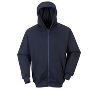 Sweatshirt Fr Zippe A Capuche Couleur : Marine Taille M - Portwest