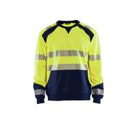 Sweatshirt haute visibilitÃ© Blaklader Jaune XL