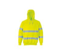 Portwest Sweat-shirt à capuche B304 – Haute visibilité (EN ISO 20471 Classe 3), Jaune L
