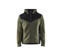 Veste tricotée à capuche avec softshell BLAKLADER
