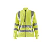 Sweatshirt zippÃ© haute visibilitÃ© femme Blaklader Jaune XL