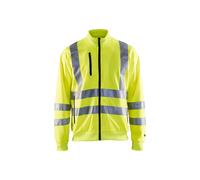 Sweatshirt zippé haute visibilité Blaklader Jaune 4XL