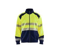Sweatshirt zippé haute visibilité Blaklader Jaune XL