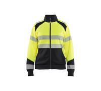 Sweatshirt zippé haute visibilité femme Blaklader Jaune M