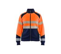 Sweatshirt zippé haute visibilité femme Blaklader Orange 3XL