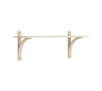 Swedese Étagère Levi à 1 plateau Chêne verni naturel-aluminium. 90 cm