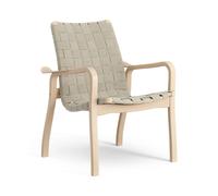 Swedese Fauteuil bas Primo hêtre laqué Nature