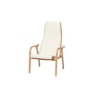 Swedese Fauteuil enfant Lamini peau de mouton offwhite. chêne huilé