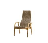 Swedese Fauteuil enfant Lamini peau de mouton sahara. chêne huilé