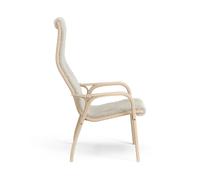Swedese Fauteuil Lamino hêtre laqué/peau de mouton Moonlight (beige)