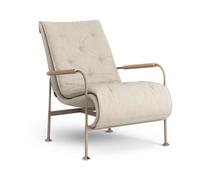Swedese Fauteuil Serpentine Tissu Romo Linara Rye-nutmeg-Tärnsjö Nature