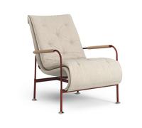 Swedese Fauteuil Serpentine Tissu Romo Linara Rye-rouge-Tärnsjö Nature