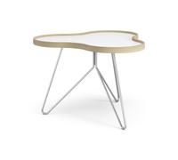 Swedese Flower Table Basse 66x62 Blanc/Chêne/Chrome