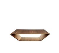 Swedese Table basse Brasilia noyer laqué naturel. 100x100 cm