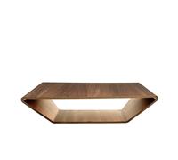 Swedese Table basse Brasilia noyer laqué naturel. 120x120 cm