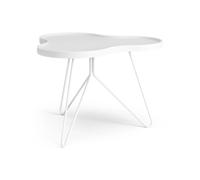 Swedese Table Flower mono 62x66 cm H45 cm frêne laminé blanc