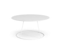 Swedese Table lisse Breeze Ø80 cm Blanc
