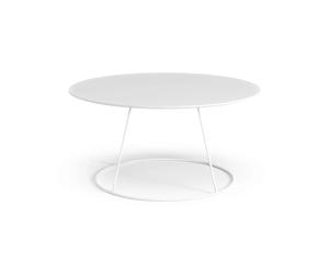 Swedese Table lisse Breeze Ø80 cm Blanc