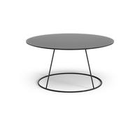 Swedese Table lisse Breeze Ø80 cm Noir