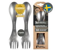 Swedish Spork 2-pack stainless