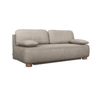 swe anquette Convertible 3 Places Velours côtelé avec Coffre de Rangement Taupe - Selma