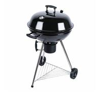 Alice's Garden - Barbecue charbon de bois Ø57cm - Georges - Noir émaillé. barbecue avec aérateurs. émaillé. fumoir. récupérateur de cendres