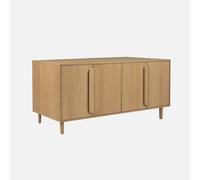 swe uffet Vintage décor Bois de chêne 4 Portes 160cm - Juliana