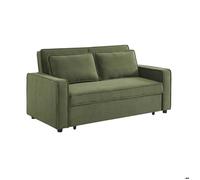 swe anapé convertible 2 places kaki velours côtelé banquette lit CHILL