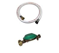 sweeek - Kit tuyau flexible de gaz + détendeur Butane 25mm FLEXIBLE + DÉTENDEUR BUTANE